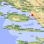 Croatia Dalmacija Baska Voda Map 