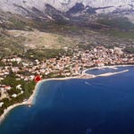 Baska Voda view from air